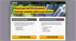 Desktop Screenshot of mscountyrecording.com
